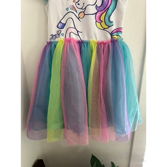 JOJO SIWA Girls Unicorn Tulle Dress | Size Large - Picture 3 of 6